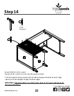 Предварительный просмотр 23 страницы Little Seeds 6829334COM Assembly Manual