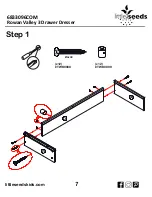 Предварительный просмотр 7 страницы Little Seeds 6836096COM Assembly Manual