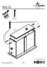 Preview for 31 page of Little Seeds 6849196BRU Assembly Manual