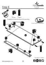 Preview for 14 page of Little Seeds 6855196BRU Assembly Manual