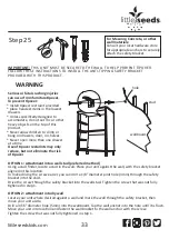 Preview for 33 page of Little Seeds 6855196BRU Assembly Manual