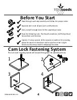 Preview for 4 page of Little Seeds 6858103COM0 Assembly Manual