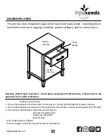 Preview for 32 page of Little Seeds 6858103COM0 Assembly Manual