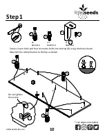 Предварительный просмотр 10 страницы Little Seeds 6859103COM Assembly Manual