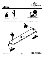 Предварительный просмотр 11 страницы Little Seeds 6859103COM Assembly Manual