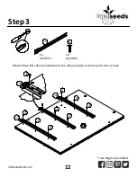 Предварительный просмотр 12 страницы Little Seeds 6859103COM Assembly Manual