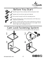 Предварительный просмотр 4 страницы Little Seeds 6862096COM Assembly Manual