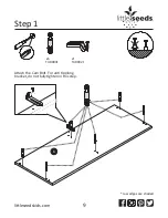 Предварительный просмотр 9 страницы Little Seeds 6862096COM Assembly Manual