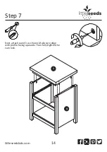 Предварительный просмотр 14 страницы Little Seeds 7346013COM Assembly Manual