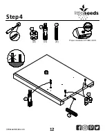 Предварительный просмотр 12 страницы Little Seeds 9368348COM Assembly Manual