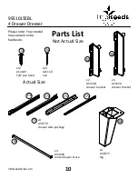 Preview for 10 page of Little Seeds 9951015EBL Assembly Manual