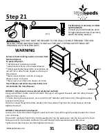 Preview for 31 page of Little Seeds 9951015EBL Assembly Manual