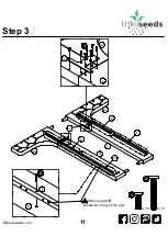 Preview for 11 page of Little Seeds Ambrosia Upholstered Full Bed 4398429LS Assembly Manual