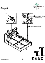 Preview for 16 page of Little Seeds Ambrosia Upholstered Full Bed 4398429LS Assembly Manual