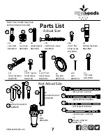 Предварительный просмотр 7 страницы Little Seeds B341860015COM0 Assembly Manual