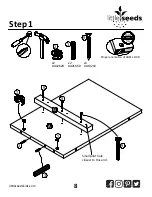 Предварительный просмотр 8 страницы Little Seeds B341860015COM0 Assembly Manual