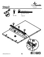 Предварительный просмотр 9 страницы Little Seeds B341860015COM0 Assembly Manual