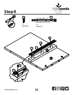 Предварительный просмотр 11 страницы Little Seeds B341860015COM0 Assembly Manual