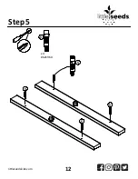 Предварительный просмотр 12 страницы Little Seeds B341860015COM0 Assembly Manual