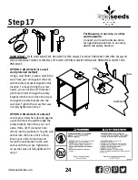 Предварительный просмотр 24 страницы Little Seeds B341860015COM0 Assembly Manual