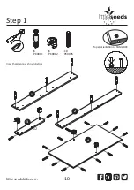 Preview for 10 page of Little Seeds Haven 68348337COM Assembly Manual