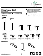 Preview for 9 page of Little Seeds Metal Bed with Casters 4395419LS Manual