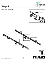 Preview for 14 page of Little Seeds Metal Bed with Casters 4395419LS Manual