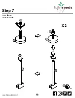 Preview for 16 page of Little Seeds Metal Bed with Casters 4395419LS Manual