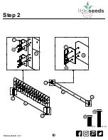 Preview for 10 page of Little Seeds Monarch Hill Ambrosia Upholstered Daybed with Trundle Assembly Manual