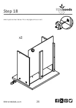 Предварительный просмотр 26 страницы Little Seeds Monarch Hill Single Ped Desk White 4017013COM Assembly Manual