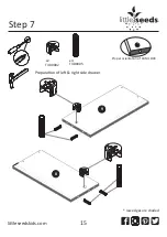 Preview for 15 page of Little Seeds Piper Bookcase 6857096BRU Assembly Manual