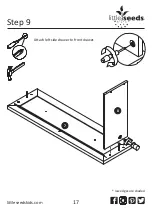 Предварительный просмотр 17 страницы Little Seeds Piper Bookcase 6857096BRU Assembly Manual