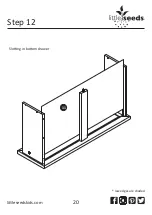 Предварительный просмотр 20 страницы Little Seeds Piper Bookcase 6857096BRU Assembly Manual