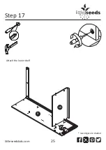 Предварительный просмотр 25 страницы Little Seeds Piper Bookcase 6857096BRU Assembly Manual