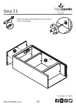 Preview for 29 page of Little Seeds Piper Bookcase 6857096BRU Assembly Manual