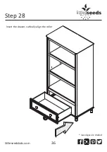 Preview for 36 page of Little Seeds Piper Bookcase 6857096BRU Assembly Manual