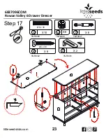 Предварительный просмотр 23 страницы Little Seeds Rowan Valley 6837096COM Assembly Manual