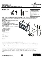 Предварительный просмотр 26 страницы Little Seeds Rowan Valley 6837096COM Assembly Manual