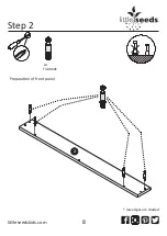 Предварительный просмотр 8 страницы Little Seeds Rowan Valley B346834396COM Assembly Manual