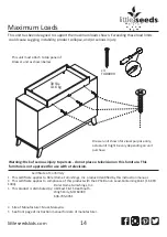 Предварительный просмотр 14 страницы Little Seeds Rowan Valley B346834396COM Assembly Manual