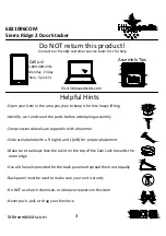 Preview for 3 page of Little Seeds Sierra Ridge 2 Door Stacker 6821096COM Assembly Manual