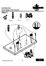 Preview for 10 page of Little Seeds Sierra Ridge 2 Door Stacker 6821096COM Assembly Manual