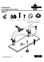 Preview for 14 page of Little Seeds Sierra Ridge 2 Door Stacker 6821096COM Assembly Manual