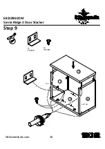 Preview for 16 page of Little Seeds Sierra Ridge 2 Door Stacker 6821096COM Assembly Manual