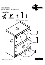 Preview for 17 page of Little Seeds Sierra Ridge 2 Door Stacker 6821096COM Assembly Manual