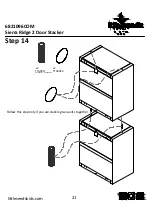 Preview for 21 page of Little Seeds Sierra Ridge 2 Door Stacker 6821096COM Assembly Manual