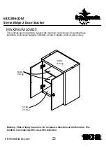 Preview for 23 page of Little Seeds Sierra Ridge 2 Door Stacker 6821096COM Assembly Manual