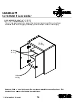 Preview for 24 page of Little Seeds Sierra Ridge 2 Door Stacker 6821096COM Assembly Manual