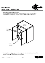 Preview for 25 page of Little Seeds Sierra Ridge 2 Door Stacker 6821096COM Assembly Manual