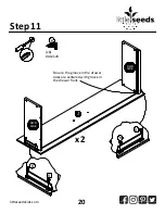 Preview for 20 page of Little Seeds Twin Mates 9060103COM Assembly Manual